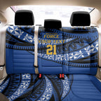 Western Australia Rugby Pacific Custom Back Car Seat Cover Pasifika Tapa Pattern