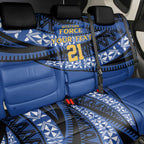 Western Australia Rugby Pacific Custom Back Car Seat Cover Pasifika Tapa Pattern