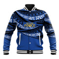 Western Australia Rugby Pacific Custom Baseball Jacket Pasifika Tapa Pattern