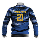 Western Australia Rugby Pacific Custom Baseball Jacket Pasifika Tapa Pattern