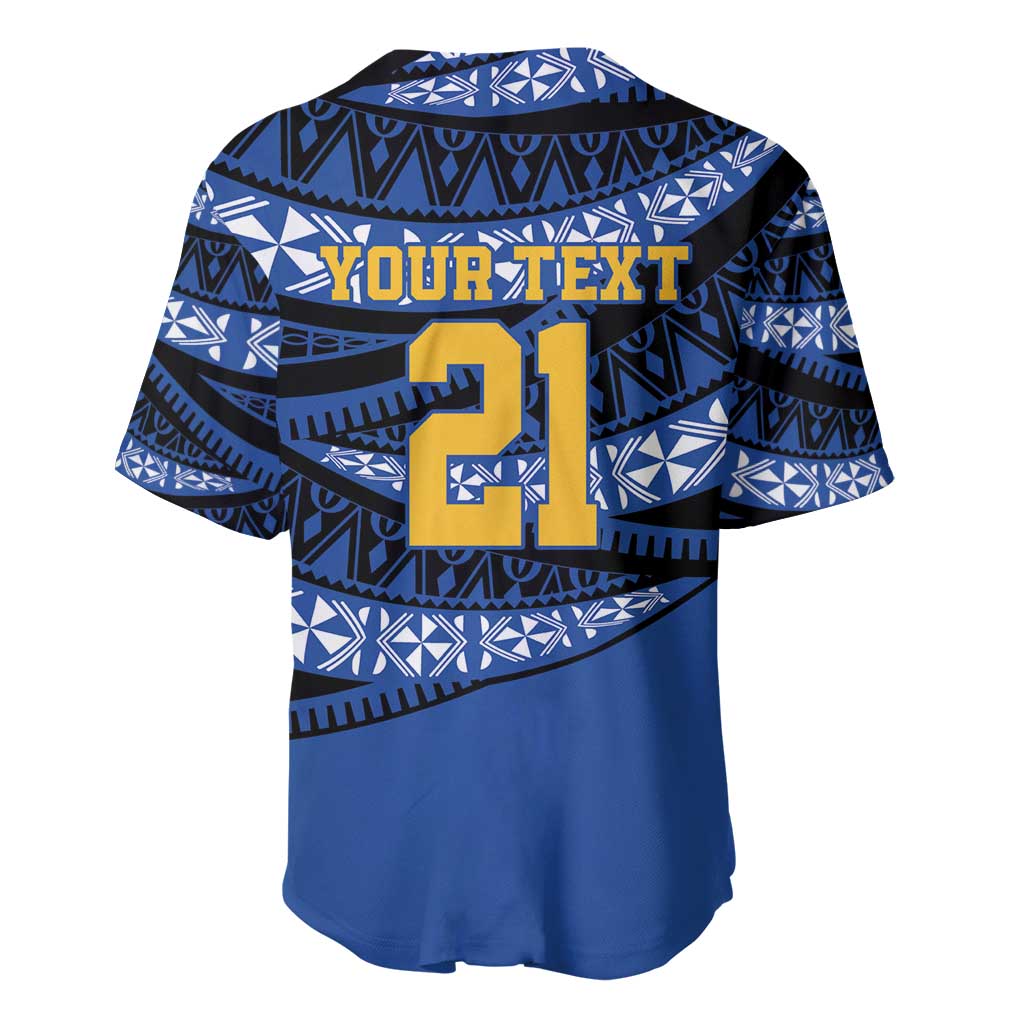Western Australia Rugby Pacific Custom Baseball Jersey Pasifika Tapa Pattern