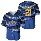 Western Australia Rugby Pacific Custom Baseball Jersey Pasifika Tapa Pattern