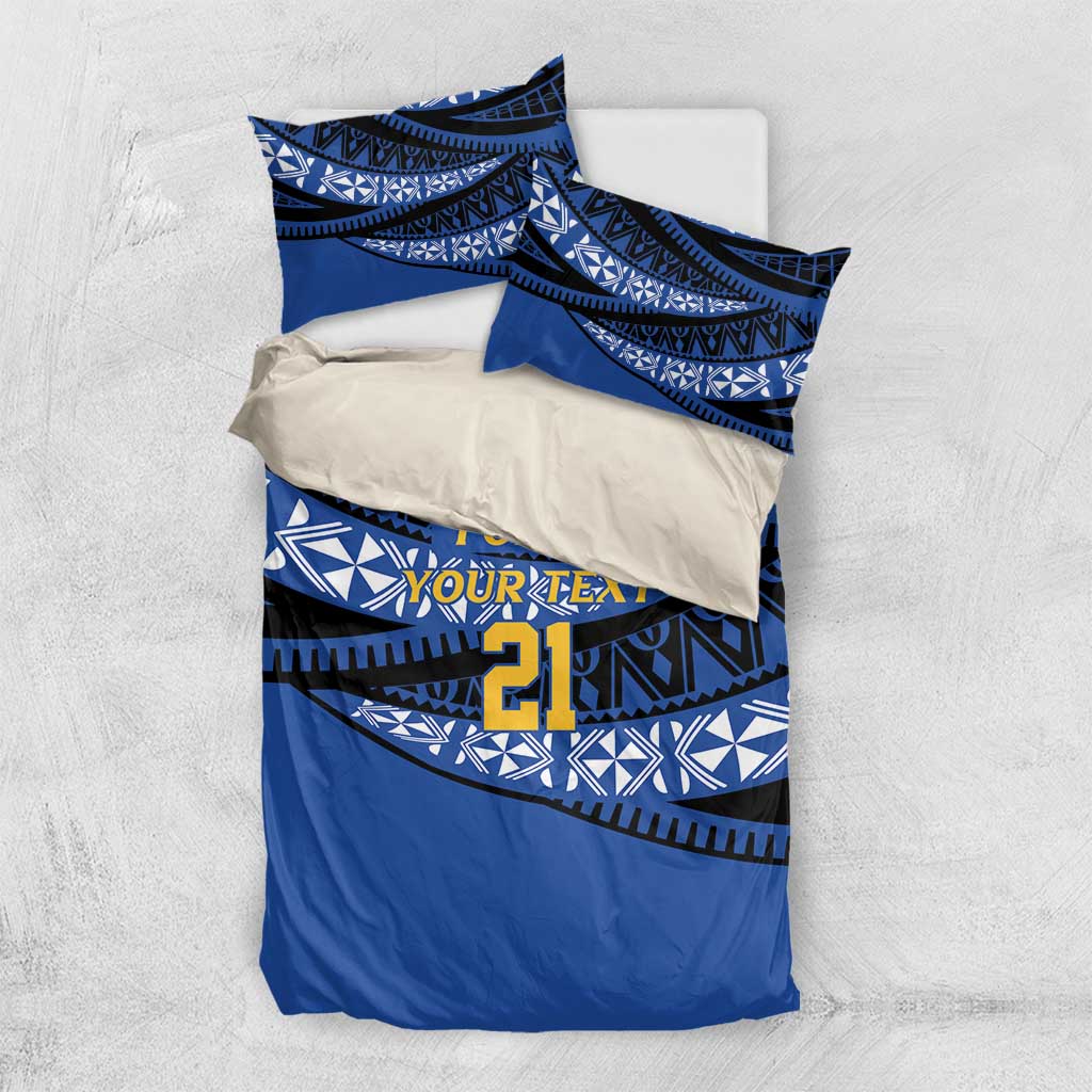 Western Australia Rugby Pacific Custom Bedding Set Pasifika Tapa Pattern