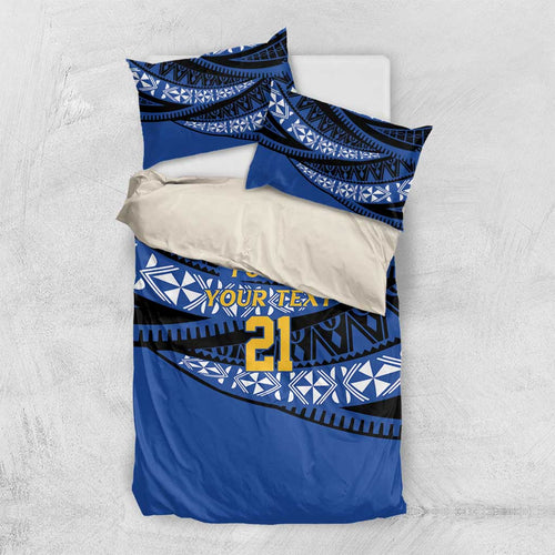 Western Australia Rugby Pacific Custom Bedding Set Pasifika Tapa Pattern