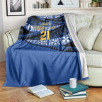 Western Australia Rugby Pacific Custom Blanket Pasifika Tapa Pattern