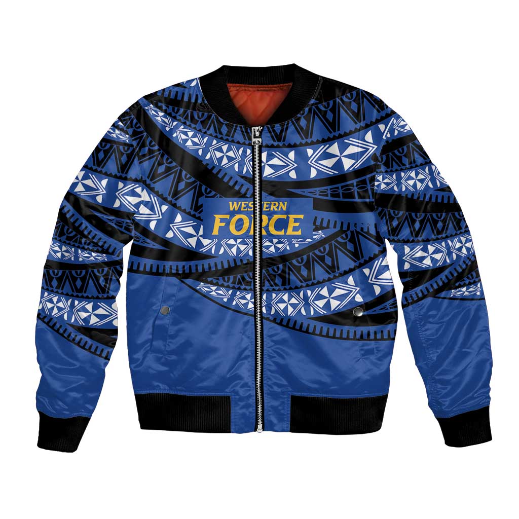 Western Australia Rugby Pacific Custom Bomber Jacket Pasifika Tapa Pattern