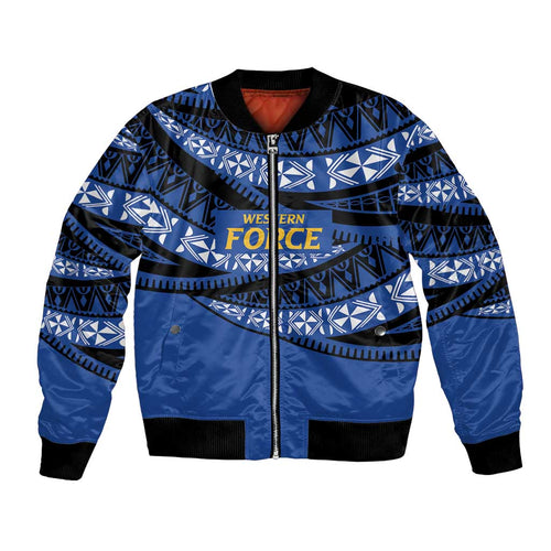 Western Australia Rugby Pacific Custom Bomber Jacket Pasifika Tapa Pattern