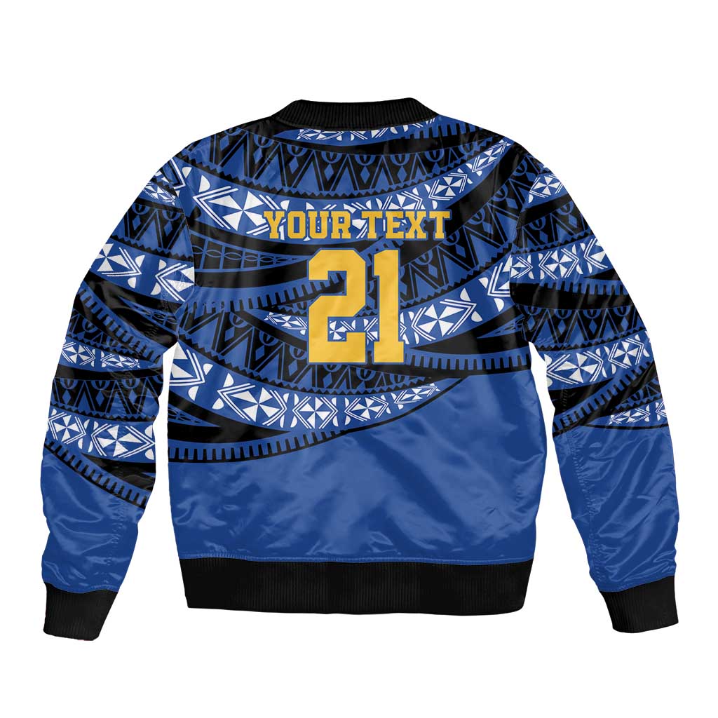 Western Australia Rugby Pacific Custom Bomber Jacket Pasifika Tapa Pattern