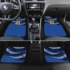 Western Australia Rugby Pacific Custom Car Mats Pasifika Tapa Pattern