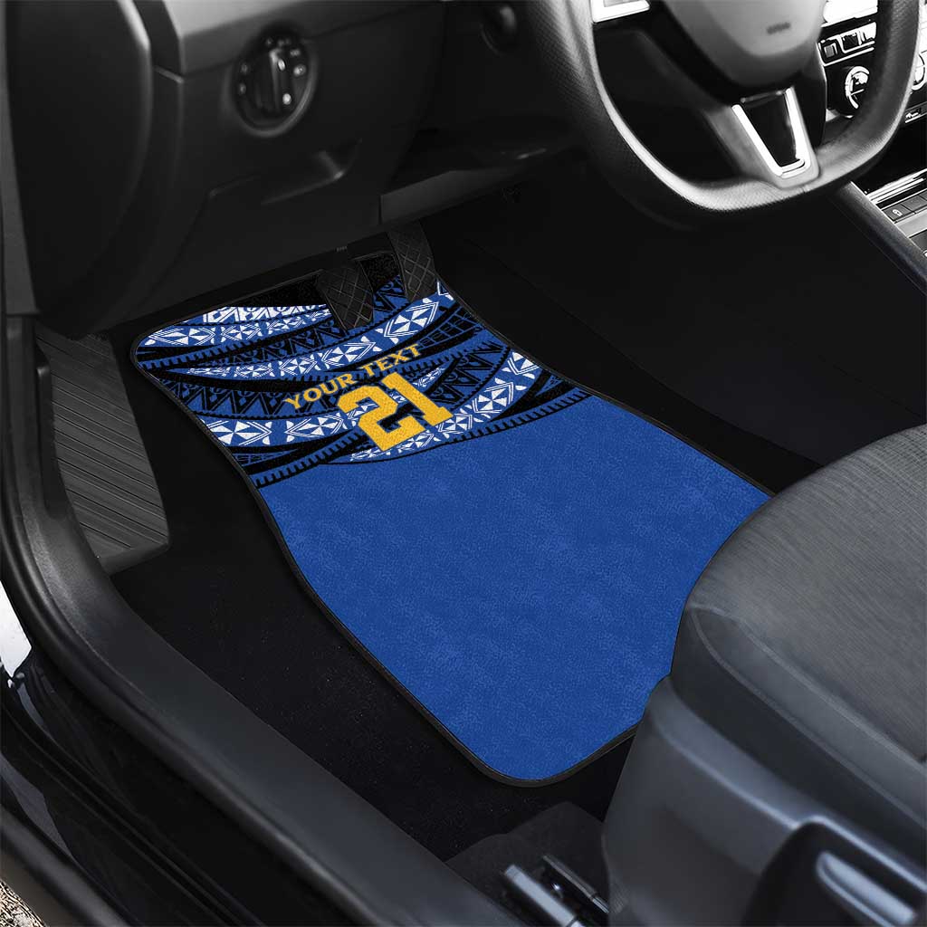 Western Australia Rugby Pacific Custom Car Mats Pasifika Tapa Pattern