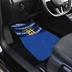 Western Australia Rugby Pacific Custom Car Mats Pasifika Tapa Pattern