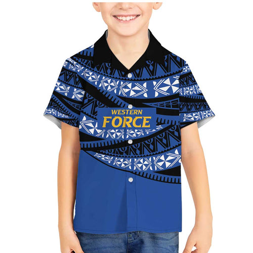 Western Australia Rugby Pacific Custom Family Matching Mermaid Dress and Hawaiian Shirt Pasifika Tapa Pattern
