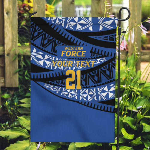 Western Australia Rugby Pacific Custom Garden Flag Pasifika Tapa Pattern