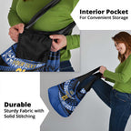 Western Australia Rugby Pacific Custom Grocery Bag Pasifika Tapa Pattern