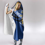 Western Australia Rugby Pacific Custom Hooded Blanket Pasifika Tapa Pattern