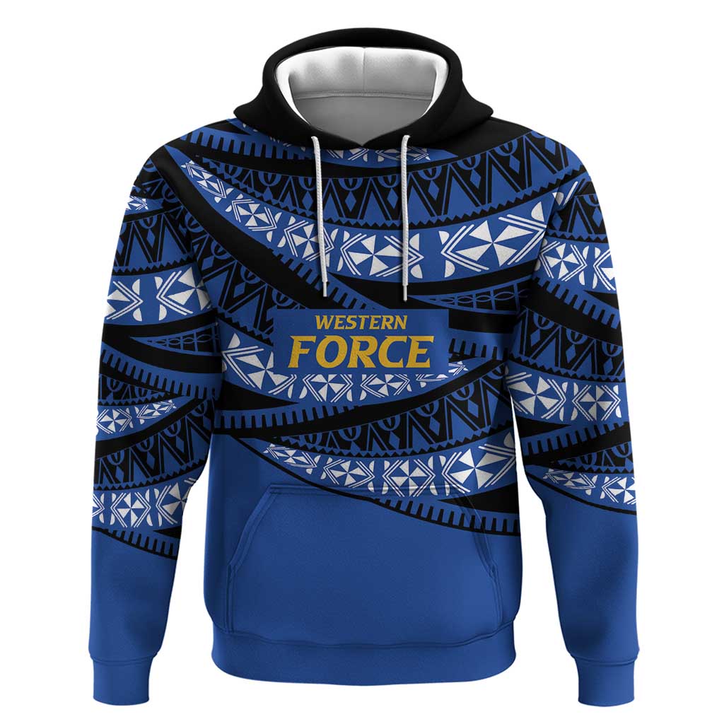 Western Australia Rugby Pacific Custom Hoodie Pasifika Tapa Pattern