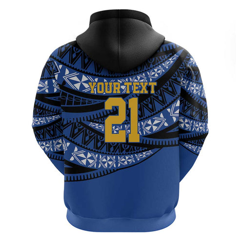 Western Australia Rugby Pacific Custom Hoodie Pasifika Tapa Pattern