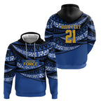 Western Australia Rugby Pacific Custom Hoodie Pasifika Tapa Pattern