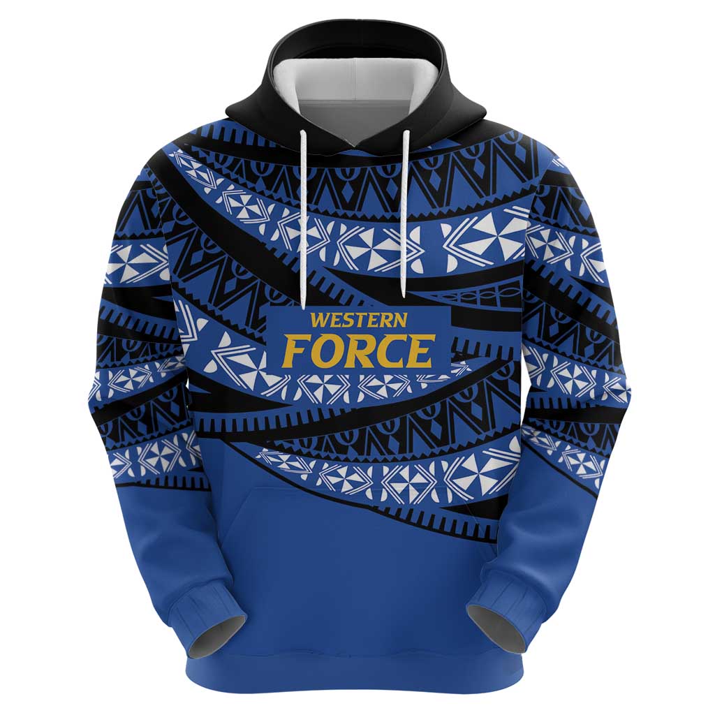Western Australia Rugby Pacific Custom Hoodie Pasifika Tapa Pattern