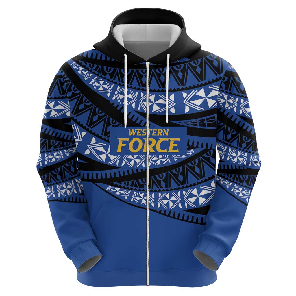 Western Australia Rugby Pacific Custom Hoodie Pasifika Tapa Pattern
