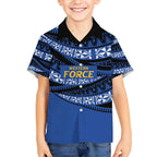 Western Australia Rugby Pacific Custom Kid Hawaiian Shirt Pasifika Tapa Pattern