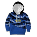 Western Australia Rugby Pacific Custom Kid Hoodie Pasifika Tapa Pattern