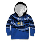 Western Australia Rugby Pacific Custom Kid Hoodie Pasifika Tapa Pattern