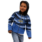 Western Australia Rugby Pacific Custom Kid Hoodie Pasifika Tapa Pattern