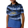 Western Australia Rugby Pacific Custom Kid Polo Shirt Pasifika Tapa Pattern