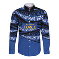 Western Australia Rugby Pacific Custom Long Sleeve Button Shirt Pasifika Tapa Pattern