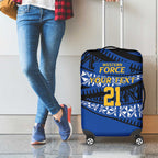 Western Australia Rugby Pacific Custom Luggage Cover Pasifika Tapa Pattern