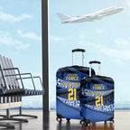 Western Australia Rugby Pacific Custom Luggage Cover Pasifika Tapa Pattern