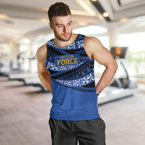 Western Australia Rugby Pacific Custom Men Tank Top Pasifika Tapa Pattern