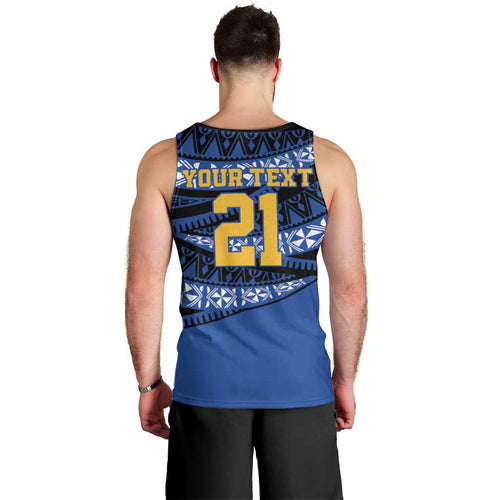 Western Australia Rugby Pacific Custom Men Tank Top Pasifika Tapa Pattern
