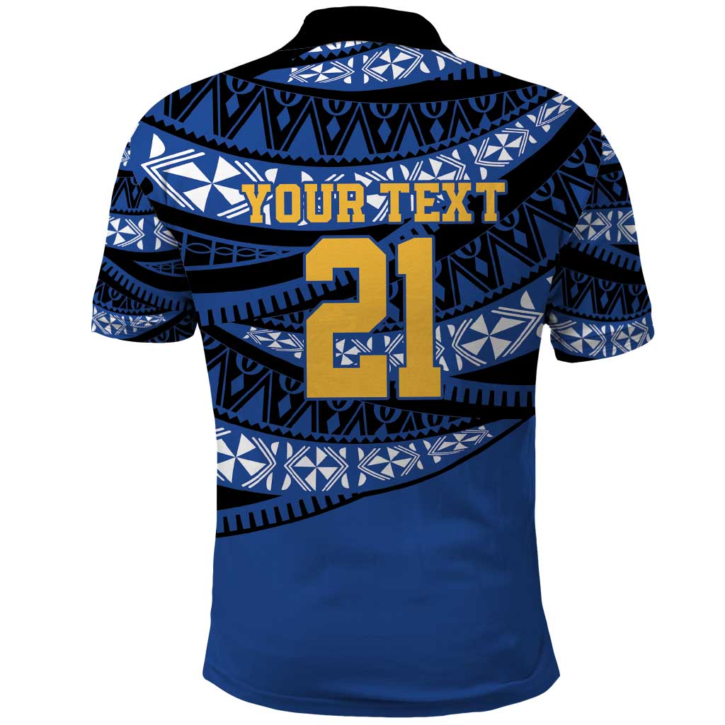 Western Australia Rugby Pacific Custom Polo Shirt Pasifika Tapa Pattern