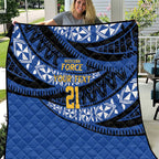 Western Australia Rugby Pacific Custom Quilt Pasifika Tapa Pattern