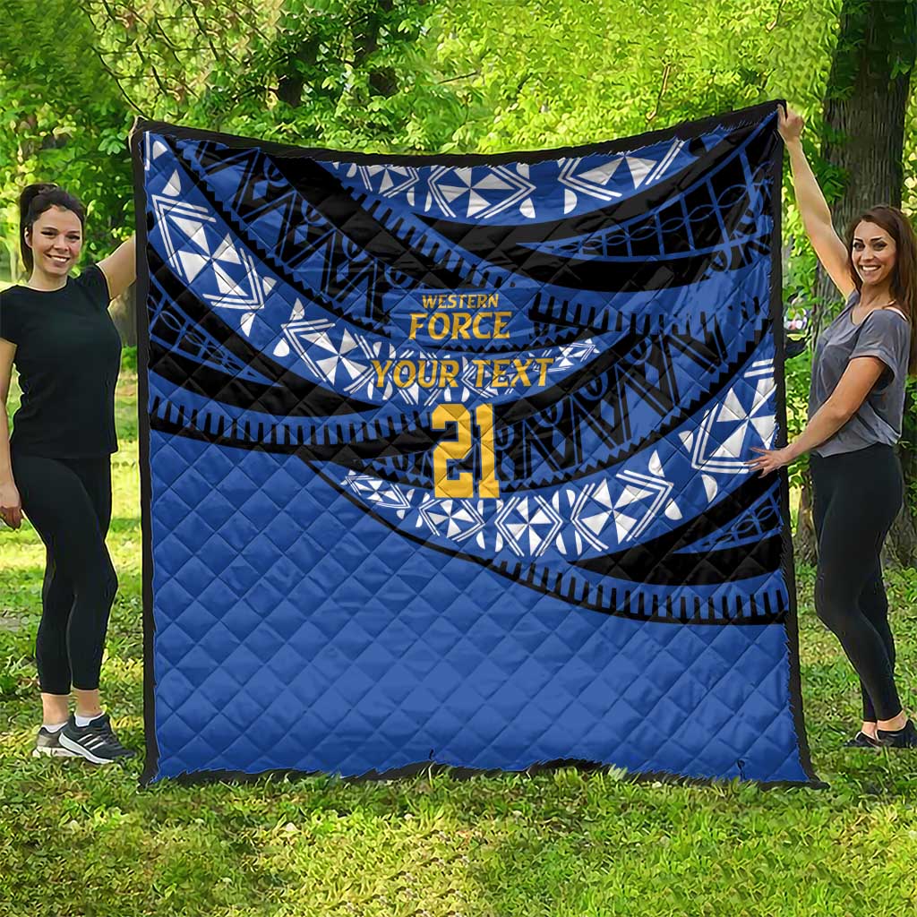 Western Australia Rugby Pacific Custom Quilt Pasifika Tapa Pattern