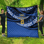Western Australia Rugby Pacific Custom Quilt Pasifika Tapa Pattern