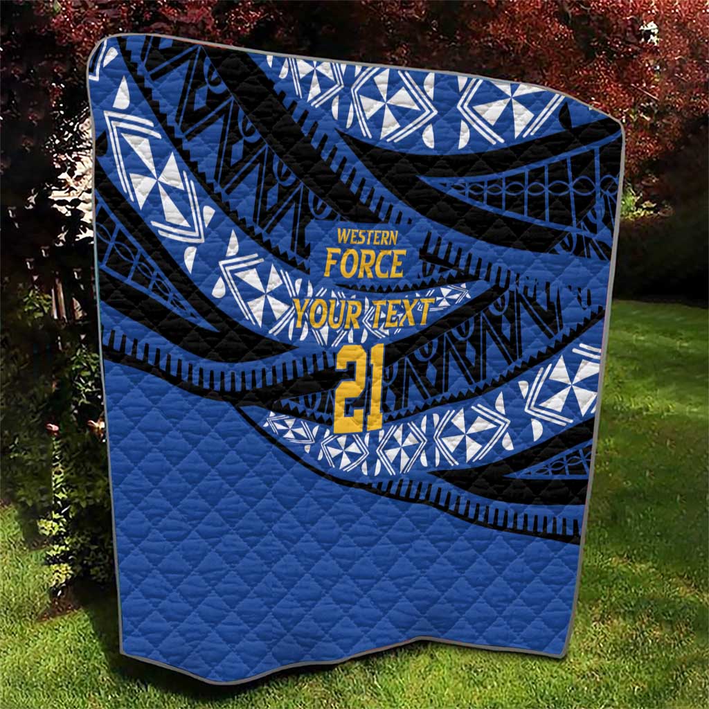 Western Australia Rugby Pacific Custom Quilt Pasifika Tapa Pattern