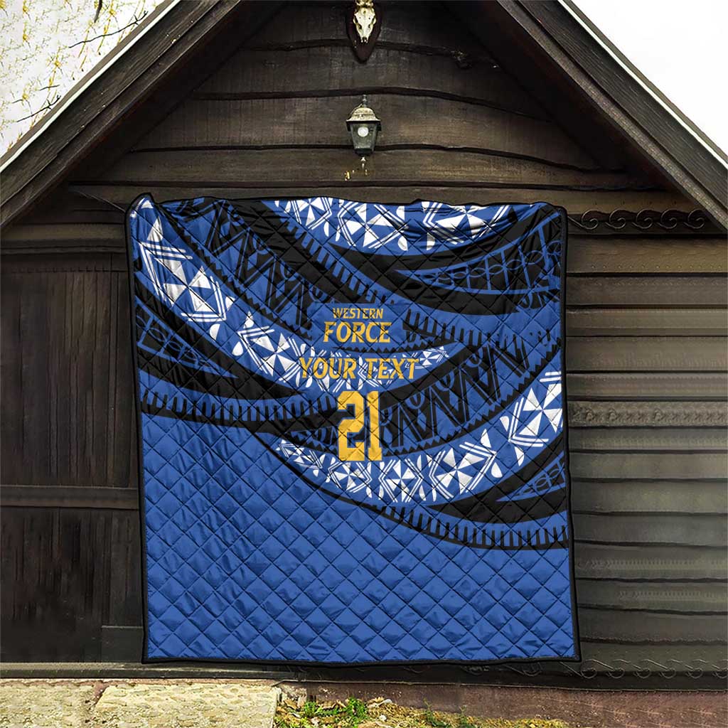 Western Australia Rugby Pacific Custom Quilt Pasifika Tapa Pattern