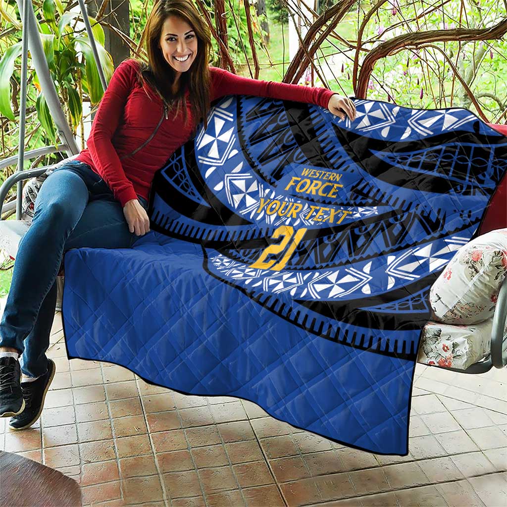 Western Australia Rugby Pacific Custom Quilt Pasifika Tapa Pattern