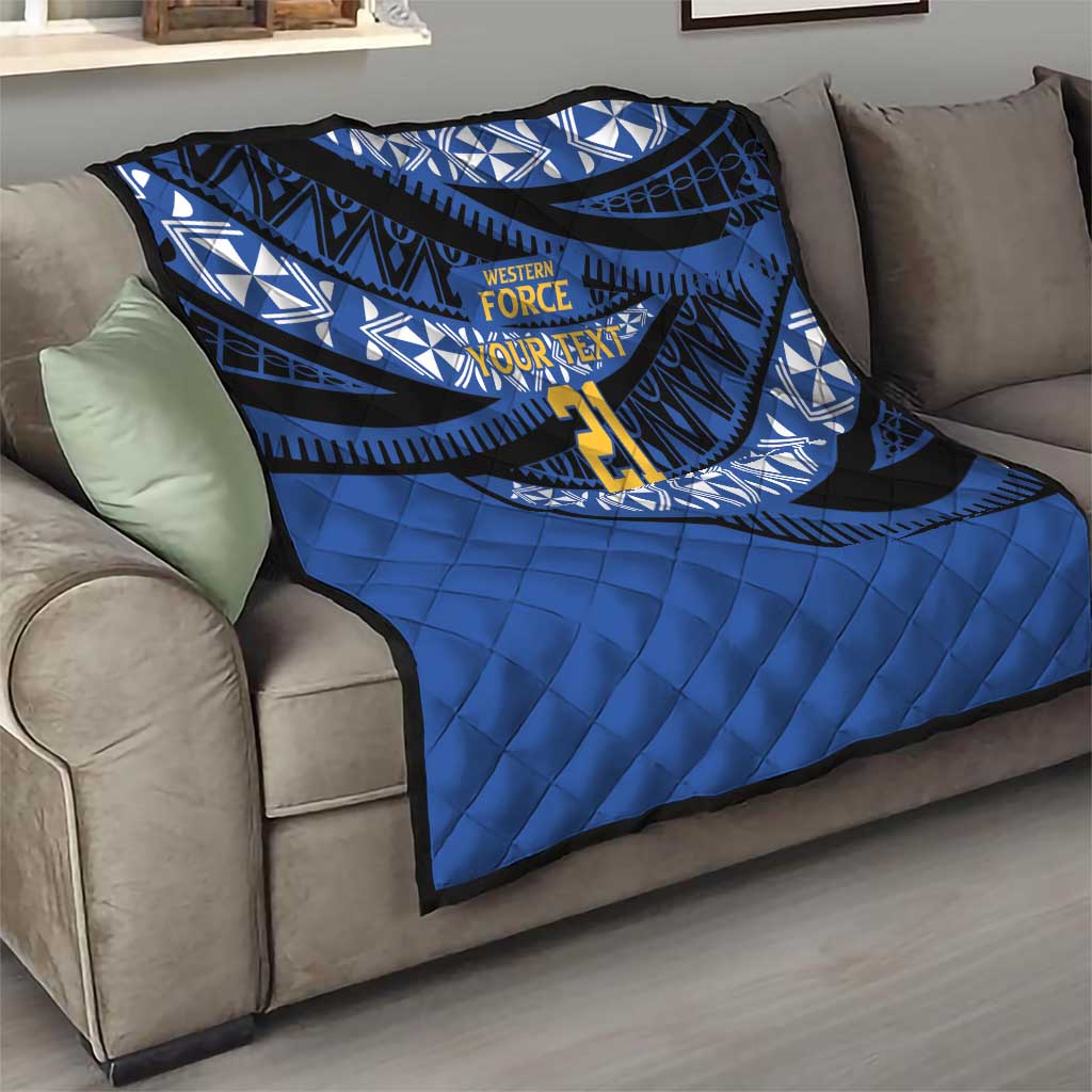 Western Australia Rugby Pacific Custom Quilt Pasifika Tapa Pattern