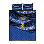 Western Australia Rugby Pacific Custom Quilt Bed Set Pasifika Tapa Pattern