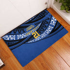 Western Australia Rugby Pacific Custom Rubber Doormat Pasifika Tapa Pattern