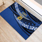 Western Australia Rugby Pacific Custom Rubber Doormat Pasifika Tapa Pattern