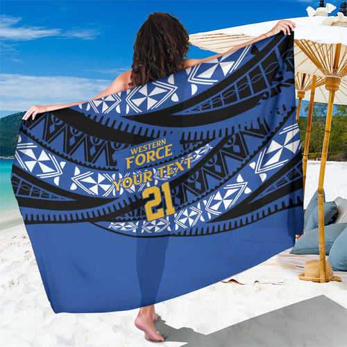 Western Australia Rugby Pacific Custom Sarong Pasifika Tapa Pattern