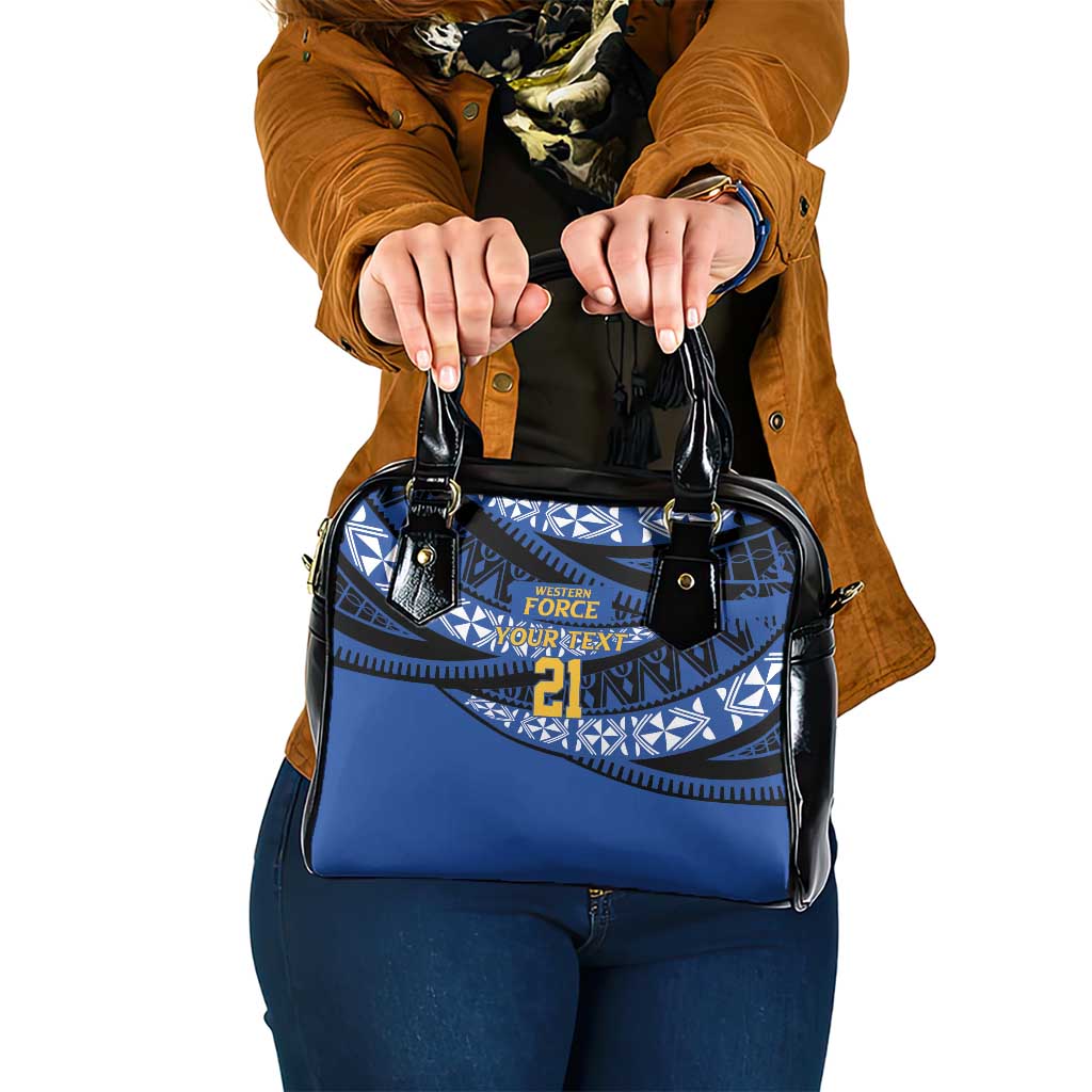 Western Australia Rugby Pacific Custom Shoulder Handbag Pasifika Tapa Pattern