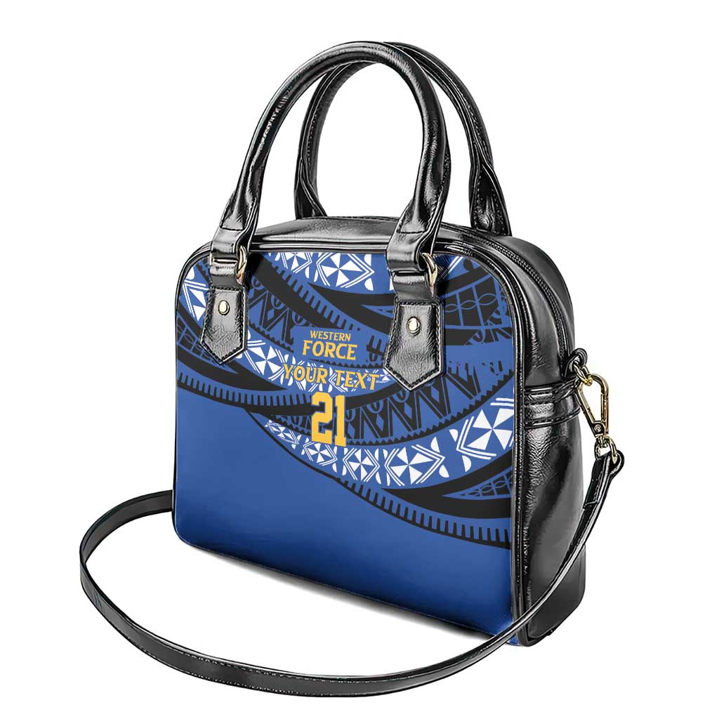 Western Australia Rugby Pacific Custom Shoulder Handbag Pasifika Tapa Pattern