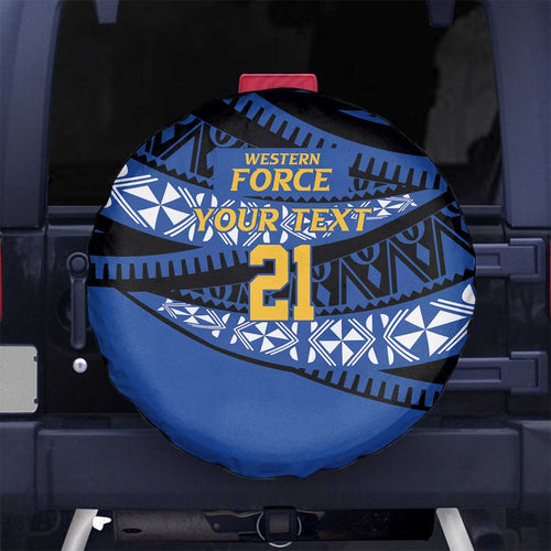 Western Australia Rugby Pacific Custom Spare Tire Cover Pasifika Tapa Pattern