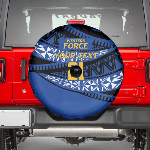 Western Australia Rugby Pacific Custom Spare Tire Cover Pasifika Tapa Pattern